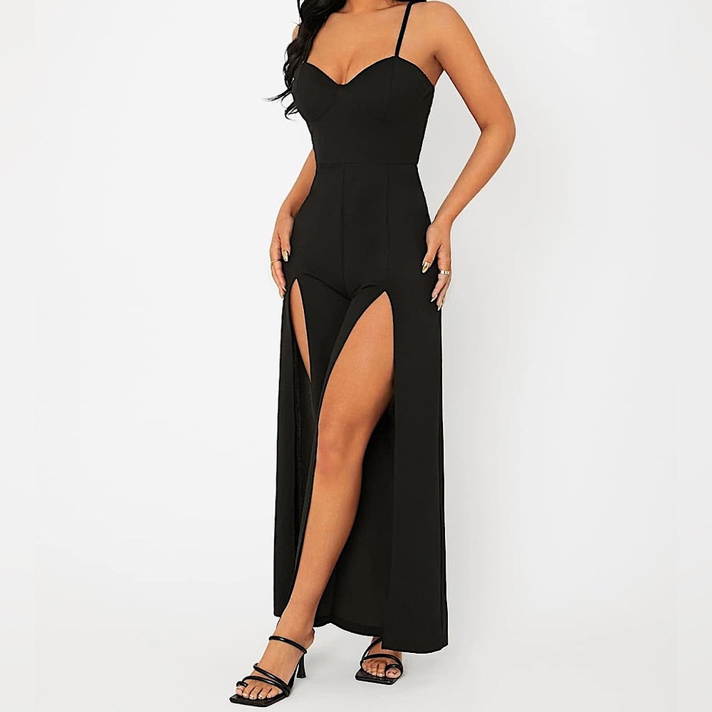 LOB leg slit jumpsuit